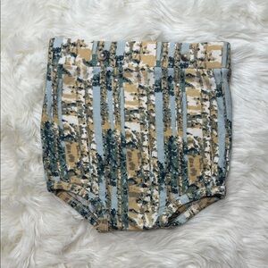 Kate Quinn Forest Print Bloomer Diaper Cover 12-18 Bamboo